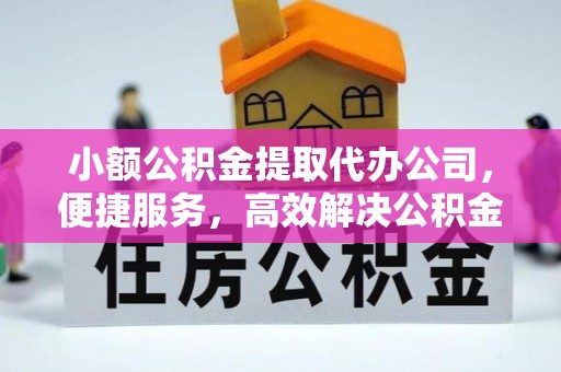 湛江小额公积金提取代办公司，便捷服务，高效解决公积金提取难题