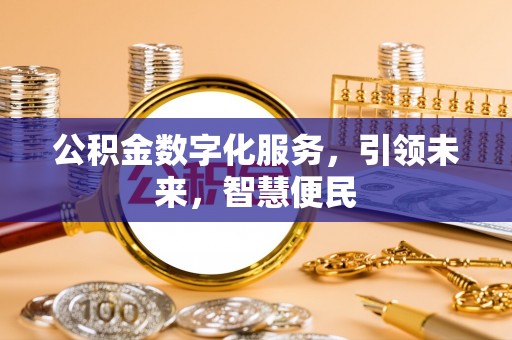湛江公积金数字化服务，引领未来，智慧便民