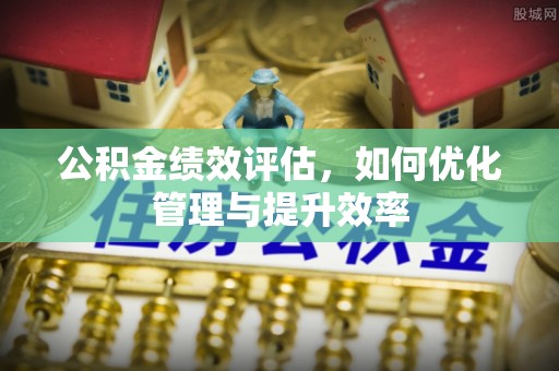 湛江公积金绩效评估，如何优化管理与提升效率