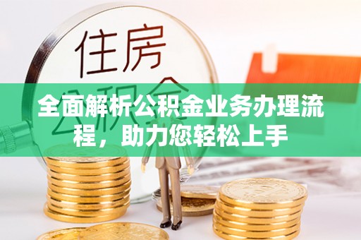 湛江全面解析公积金业务办理流程，助力您轻松上手