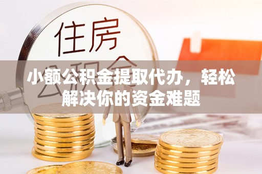 湛江小额公积金提取代办，轻松解决你的资金难题