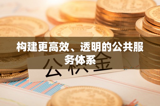 湛江构建更高效、透明的公共服务体系
