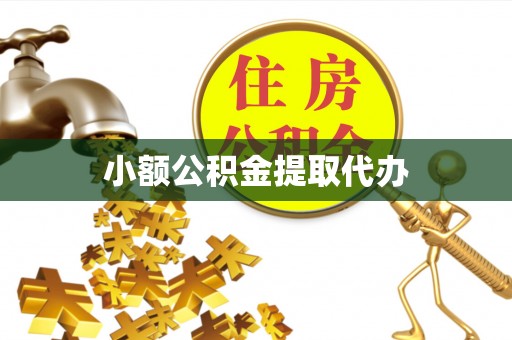 湛江小额公积金提取代办