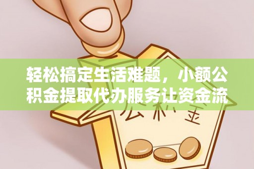 湛江轻松搞定生活难题，小额公积金提取代办服务让资金流转更便捷