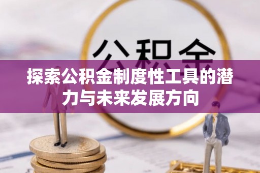 湛江探索公积金制度性工具的潜力与未来发展方向