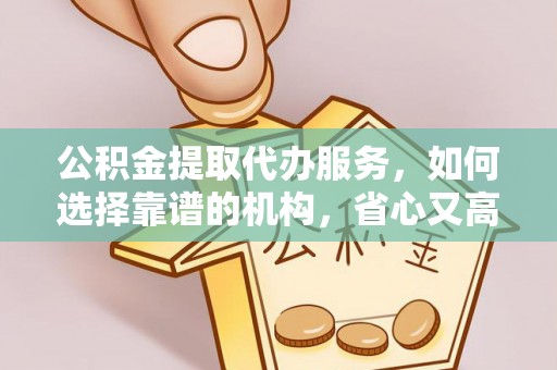 湛江公积金提取代办服务，如何选择靠谱的机构，省心又高效