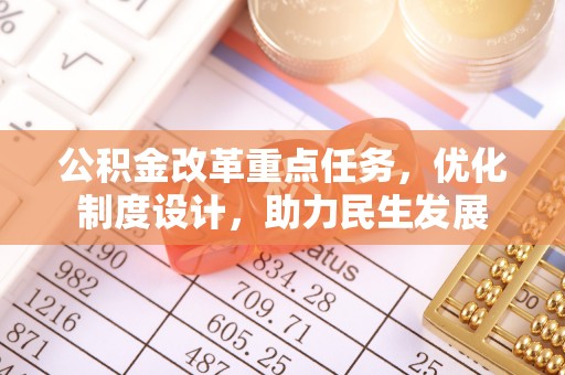 湛江公积金改革重点任务，优化制度设计，助力民生发展