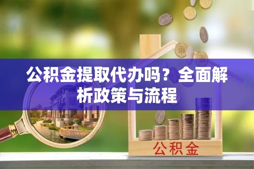 湛江公积金提取代办吗？全面解析政策与流程