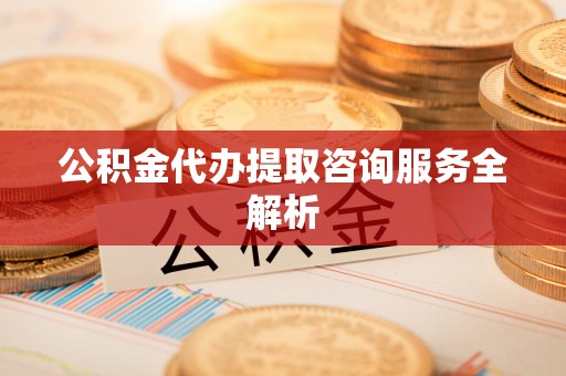 湛江公积金代办提取咨询服务全解析