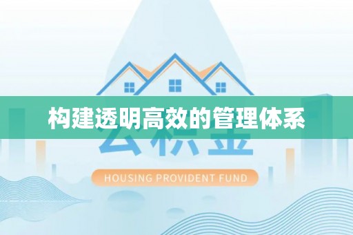 湛江构建透明高效的管理体系