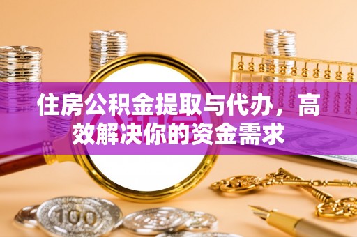 湛江住房公积金提取与代办，高效解决你的资金需求