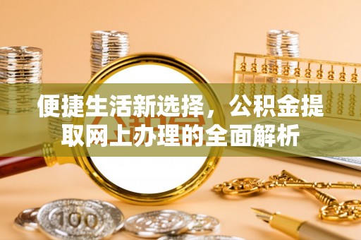 湛江便捷生活新选择，公积金提取网上办理的全面解析