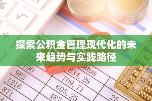 湛江探索公积金管理现代化的未来趋势与实践路径