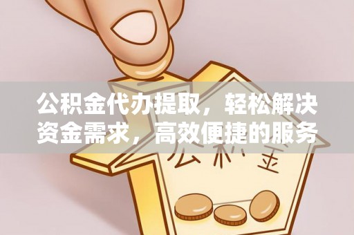 湛江公积金代办提取，轻松解决资金需求，高效便捷的服务选择