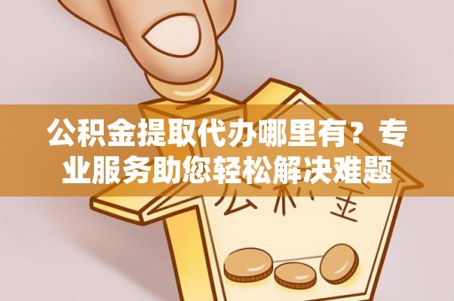 湛江公积金提取代办哪里有？专业服务助您轻松解决难题