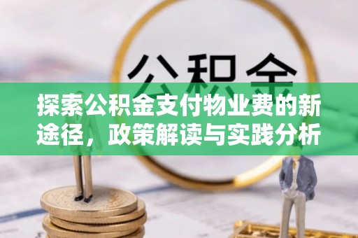 湛江探索公积金支付物业费的新途径，政策解读与实践分析