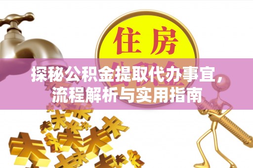 湛江探秘公积金提取代办事宜，流程解析与实用指南