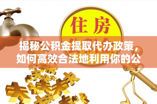 湛江揭秘公积金提取代办政策，如何高效合法地利用你的公积金