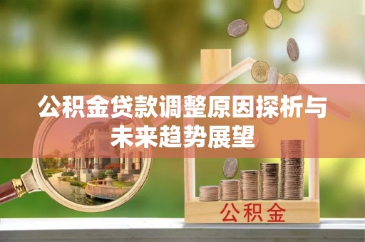 湛江公积金贷款调整原因探析与未来趋势展望