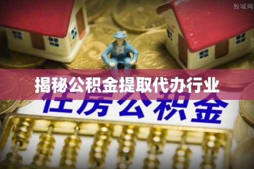 湛江揭秘公积金提取代办行业
