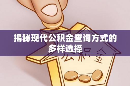 湛江揭秘现代公积金查询方式的多样选择