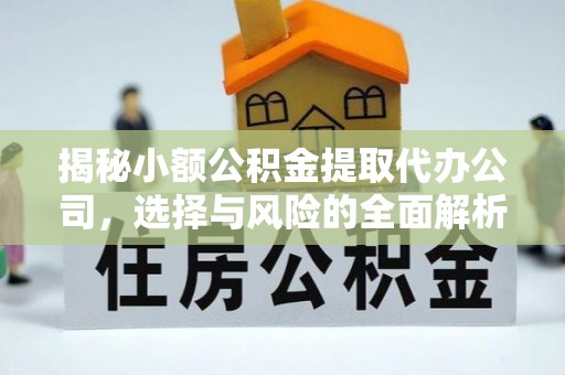 湛江揭秘小额公积金提取代办公司，选择与风险的全面解析