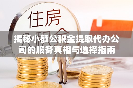 湛江揭秘小额公积金提取代办公司的服务真相与选择指南