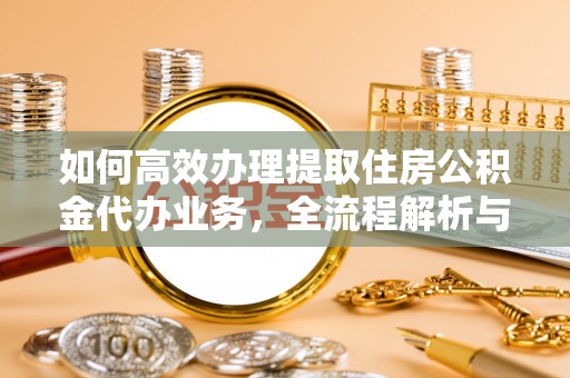 湛江如何高效办理提取住房公积金代办业务，全流程解析与实用建议