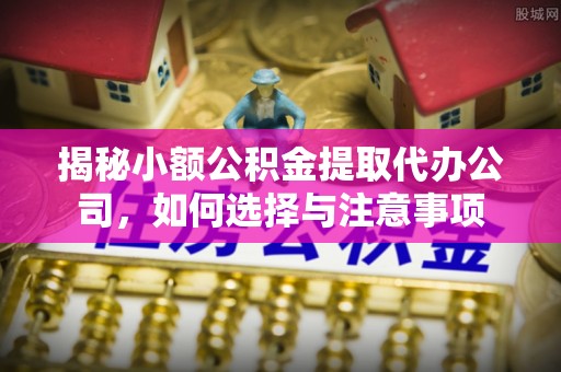 湛江揭秘小额公积金提取代办公司，如何选择与注意事项