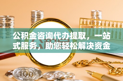 湛江公积金咨询代办提取，一站式服务，助您轻松解决资金难题