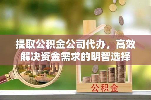 湛江提取公积金公司代办，高效解决资金需求的明智选择