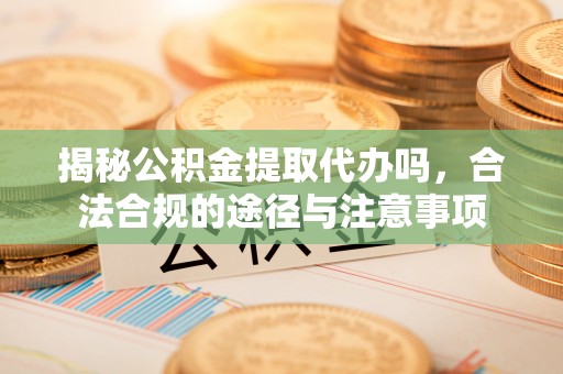 湛江揭秘公积金提取代办吗，合法合规的途径与注意事项