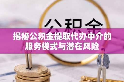 湛江揭秘公积金提取代办中介的服务模式与潜在风险