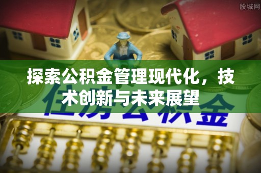 湛江探索公积金管理现代化，技术创新与未来展望