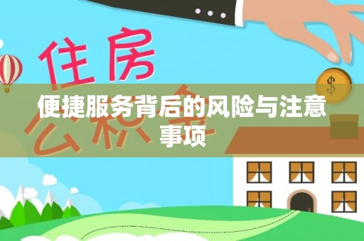 湛江便捷服务背后的风险与注意事项