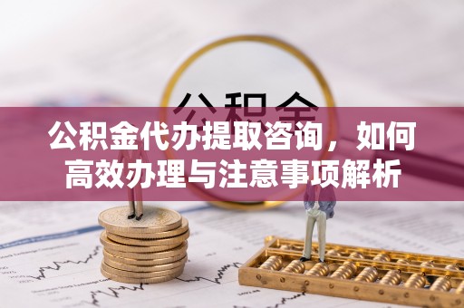 湛江公积金代办提取咨询，如何高效办理与注意事项解析