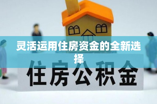 湛江灵活运用住房资金的全新选择